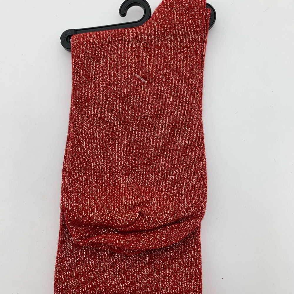 4/$25 4 PR Hue Sparkle Socks Red & Purple NEW - Picture 5 of 7
